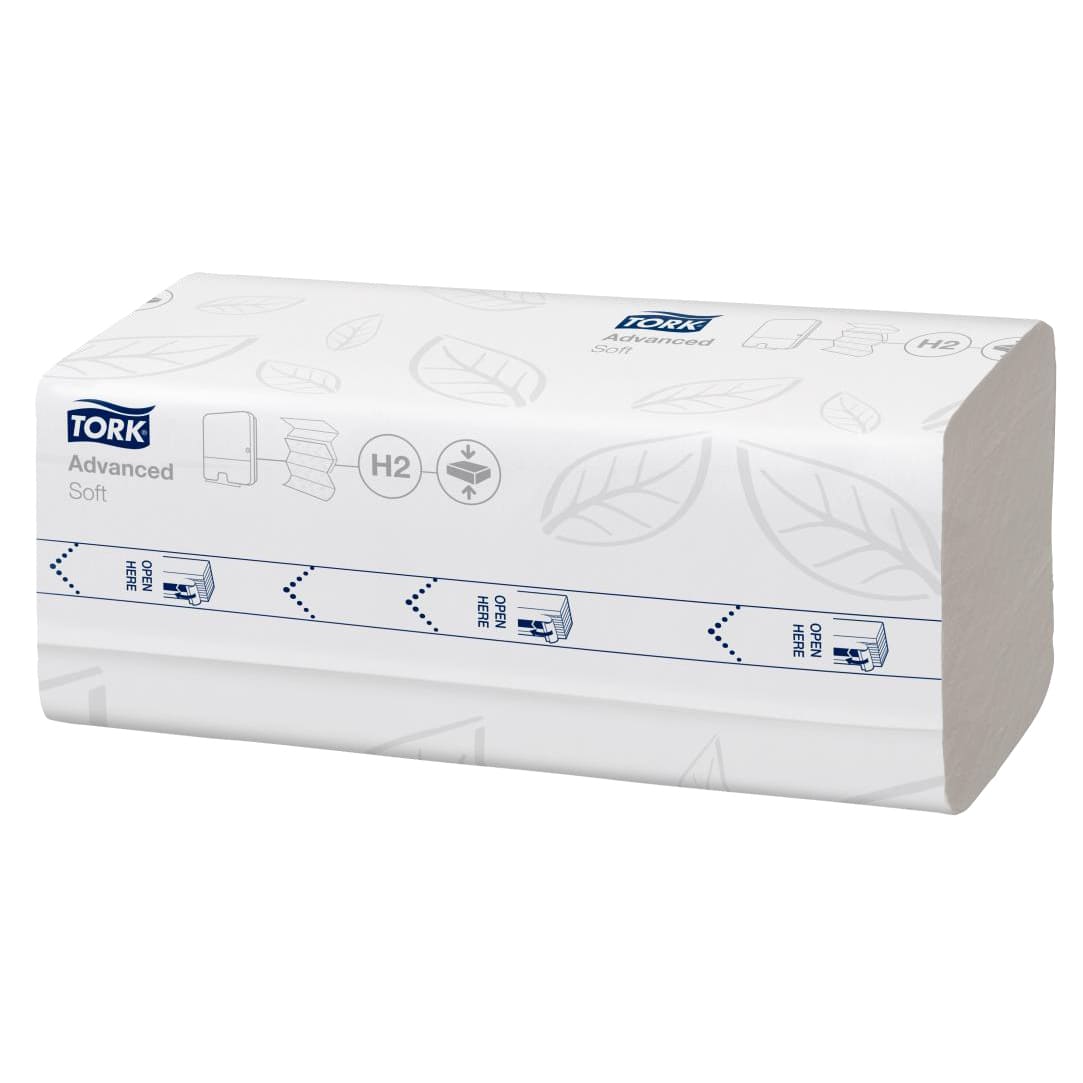 Tork Advanced рушники іnterfold, 21х34см, 200 листів, 2 шари, супер м'які, арт. 120454